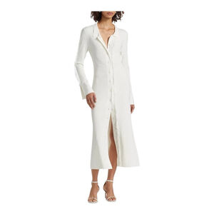 Nonchalant Label Willow Knit Body-con White Dress Size Large